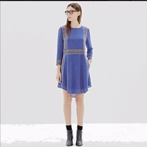 New Madewell silk ascot pocket print dress xs HP🎉 x3!